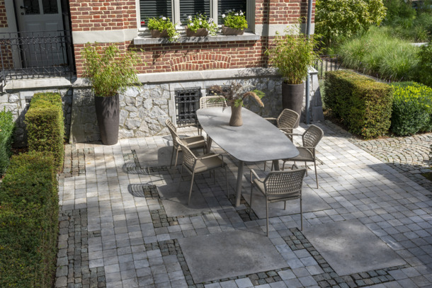 4SO Barista stapelbare tuinstoelen met zitkussen - 7